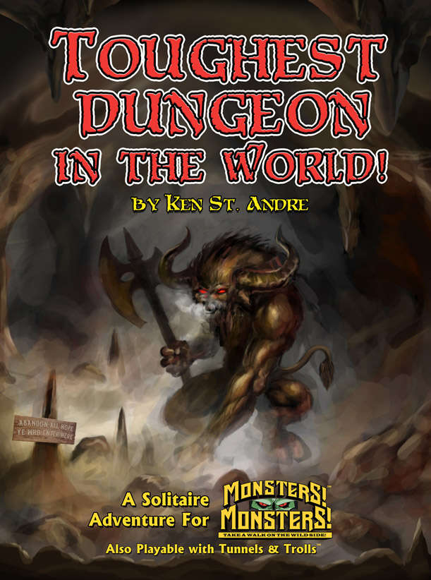 Cover art for the Toughest Dungeon in the World Solo Adventure