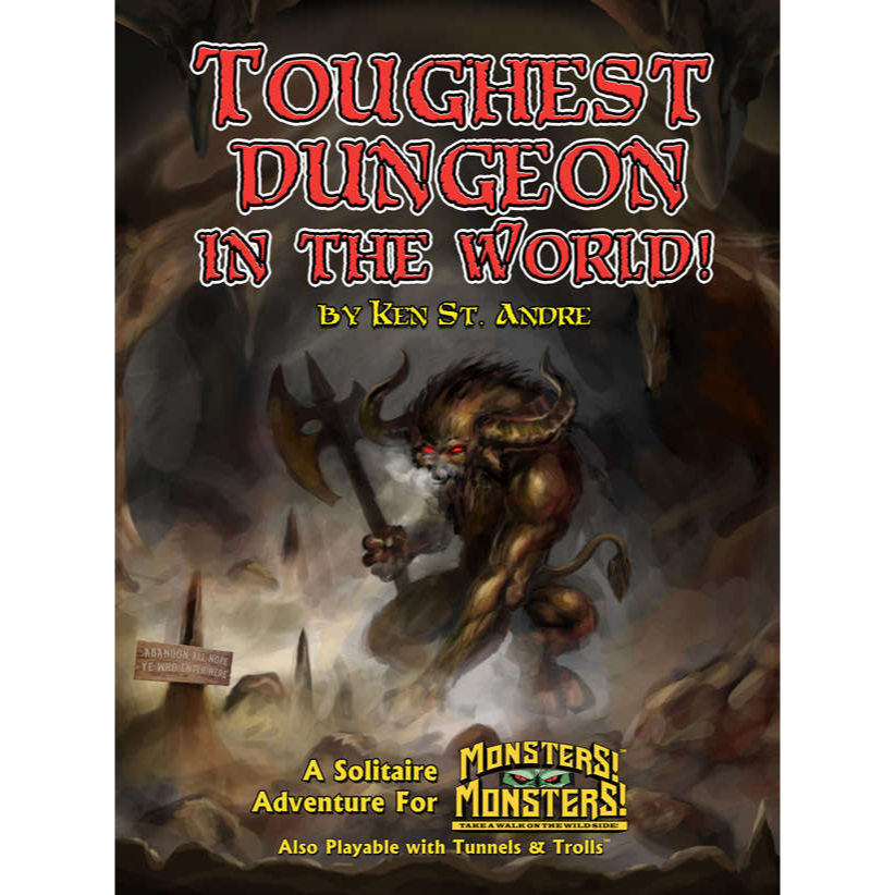 Cover art for the Toughest Dungeon in the World Solo Adventure