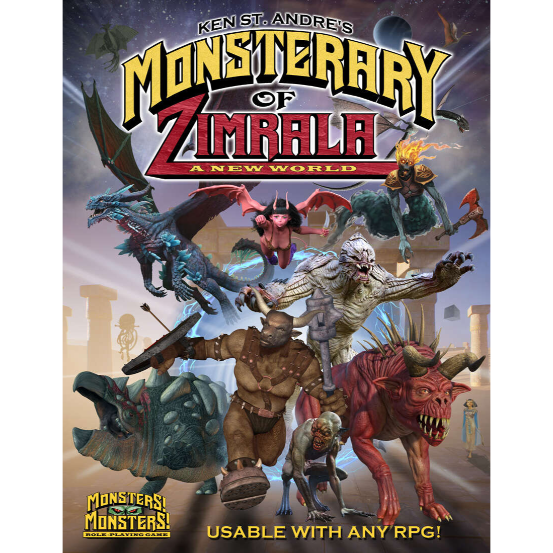 Cover art for the Monsterary of Zimrala