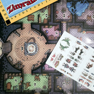 2-sided Zimrala & Dungeon Map