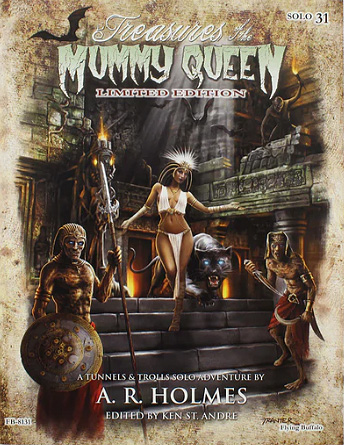 Treasures of the Mummy Queen solo - Signed by Ken St Andre